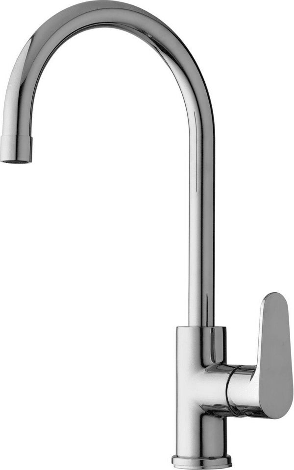 Paffoni One-hole sink mixer with swivelling spout