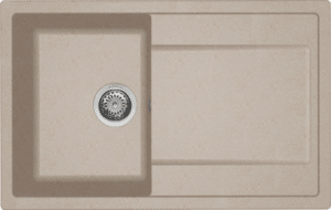 Elleci GRANITEK 1 Bowl Sink with Drainer