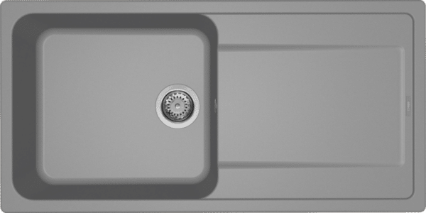 Elleci GRANITEK 1 Bowl Sink with Drainer