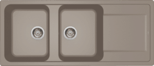 Elleci GRANITEK 2 Bowl Sink with Drainer