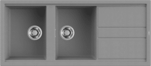 Elleci GRANITEK 2 Bowl Sink with Drainer