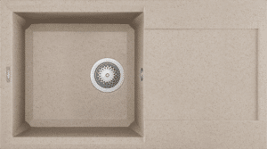 Elleci GRANITEK 1 Bowl Sink with Drainer