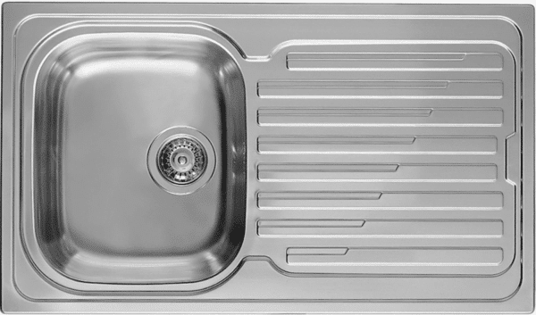 Elleci Stainless Steel 1 Bowl Sink with Drainer - SKY 400
