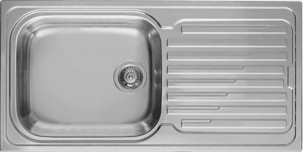 Elleci Stainless Steel 1 Bowl Sink with Drainer - SKY 480
