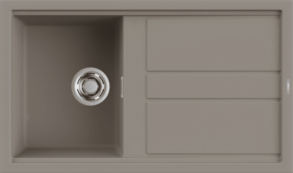 Elleci KERATEK 1 Bowl Sink with Drainer