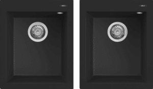 Elleci KERATEK 2 Bowl Sink (separate components)