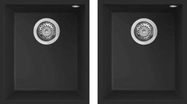 Elleci KERATEK Undermount 2 Bowl Sink (separate components)