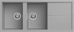 Elleci KERATEK 2 Bowl Sink with Drainer