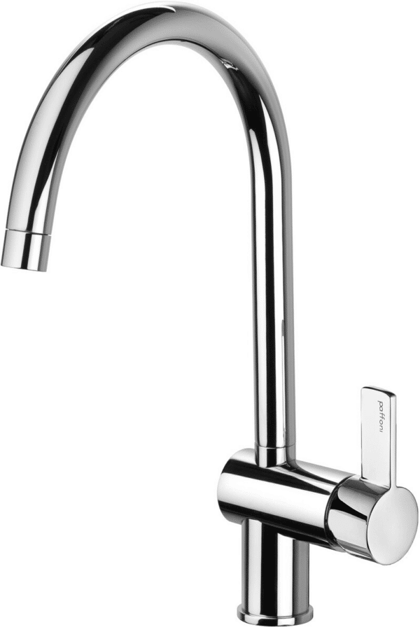 Paffoni One-hole sink mixer with swivelling spout