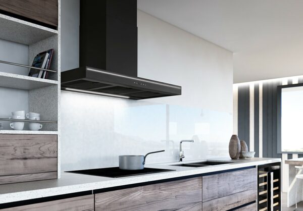 Frecan Wall Mount Hood Black 900 - STREAM - Image 2