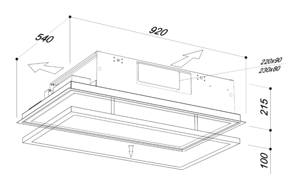 SIRIUS Ceiling Cooker Hood - INSIDE OUT - Image 4