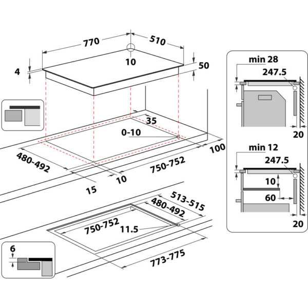 Whirlpool Induction Hob with CleanProtect 77 - Image 2