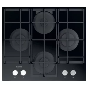 Hotpoint HAGS 61F/BK Gas Hob Tempered Glass 60