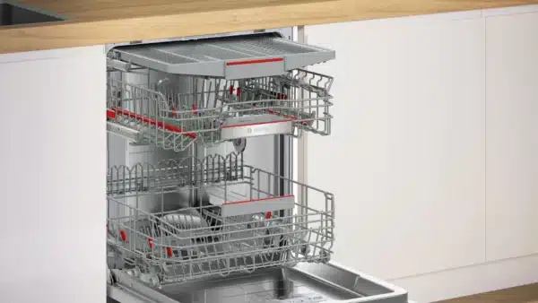 Bosch Series 6 Built-in Fully Integrated Dishwasher with Variable Hinge 600mm - Image 2