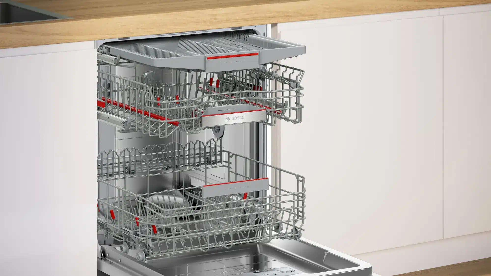 Bosch Series 6 Built-in Fully Integrated Dishwasher with Variable Hinge 600mm - Image 2