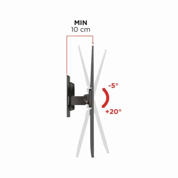 Meliconi Tilting TV Wall Bracket 40" - 65" Screens - Image 6