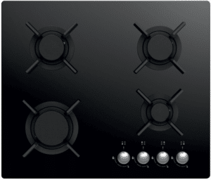 Neox Crystal Line Gas Hob Tempered Glass 60