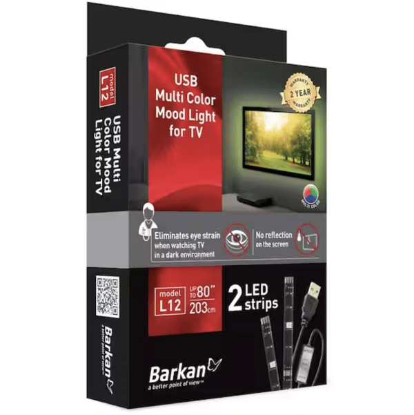 Barkan USB Multi-Color Moodlight for TV - Image 4