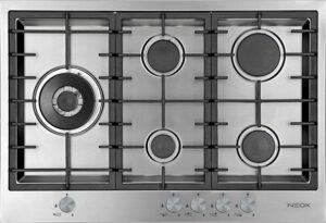 Neox Flat Line Gas Hob Stainless Steel 75