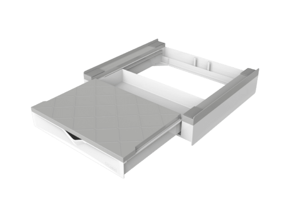 Meliconi Stacking Kit With Extractable Shelf With Drawer - Image 3