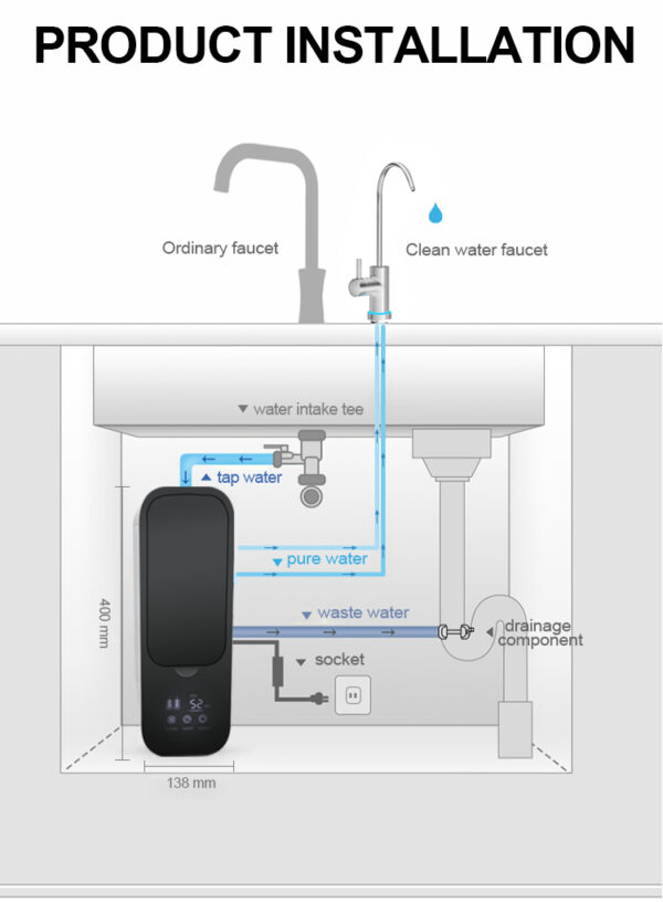 Nobana 6-Stage Reverse Osmosis Alkaline Water Purifier Water Filter System - Image 6
