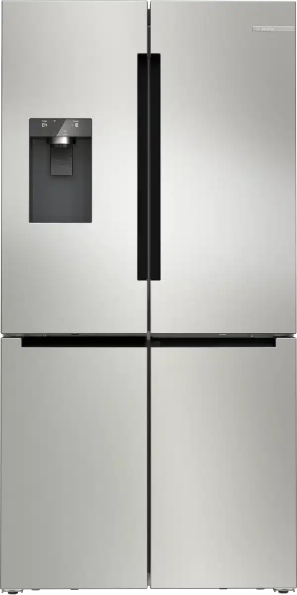 Bosch Series 6 French Door Fridge Freezer 1830x905mm Stainless steel (with anti-fingerprint)