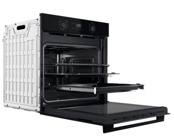 Whirlpool OMK58HU1B Built In Electric Oven, 71L, Telescopic Rail, Black - Image 3