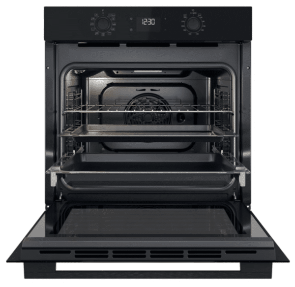 Whirlpool OMK58HU1B Built In Electric Oven, 71L, Telescopic Rail, Black - Image 4