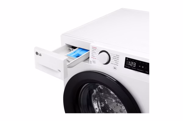 LG Slim Washing Machine F2R7S09TSWC Series R7 AI DD TurboWash 360 9 Kg Class A 1200 rpm Spin - Image 2
