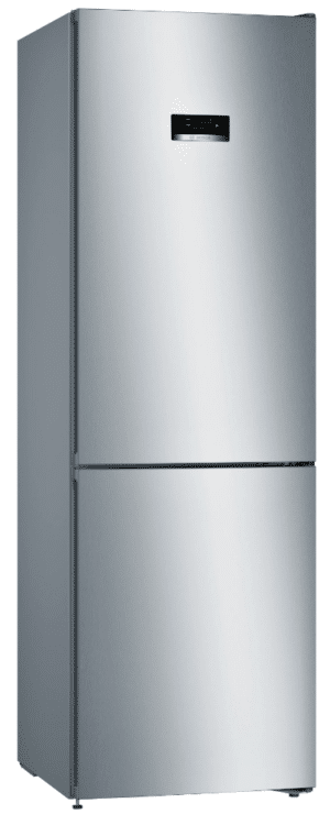 Bosch Series 4 freestanding fridge freezer 1860x600mm Optic Steel look