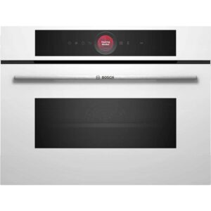 Bosch Series 8 built-in compact oven with microwave function 450mm  White