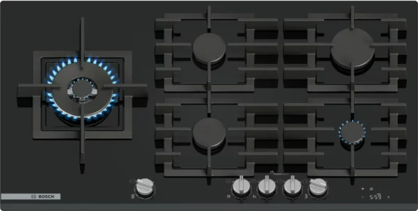 Bosch Series 8 Tempered glass gas 90 hob