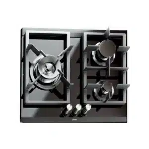 Pando ceramic glass gas hob 3 burners