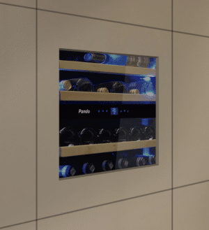 Pando built in wine cooler for lay over decor panel 60x60cm