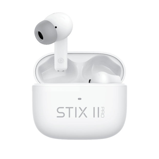 Veho STIX II PRO True Wireless Earphones – White Vitel Home