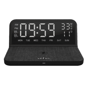 Veho TQ-1 Digital Alarm Clock & Qi Wireless Charger