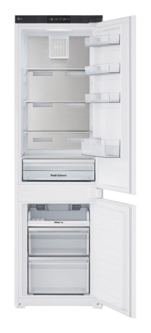 LG Built-in Refrigerator | Class E, 233L | Metal Fresh, Sliding Hinges, Total No Frost, Reversible Doors | White