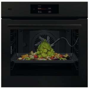 AEG MealAssist Series 7000 Built In Oven, 71L, AI TasteAssist, Matt Black