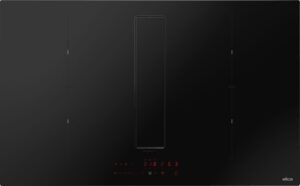 Elica NikolaTesla Fit XL Raw Aspiration Hob, 83CM (Duct Out), Matt Black, Scratch and Fingerprint Resistant