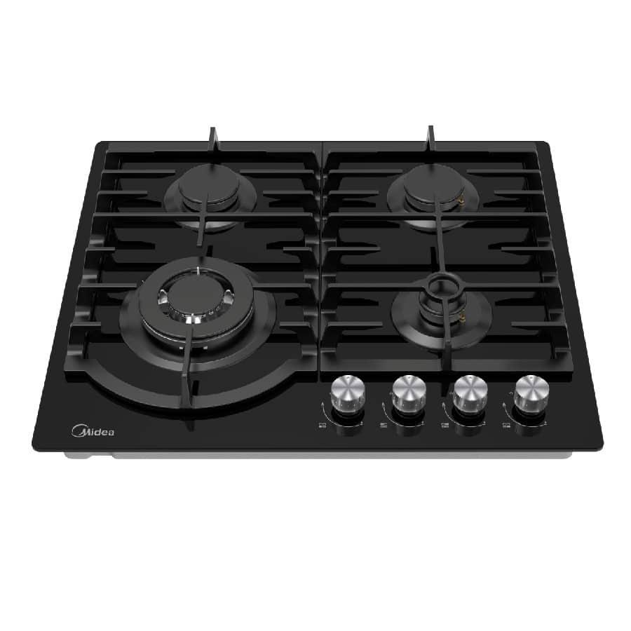 Midea Built-in Gas Black Glass Hobs - Image 2